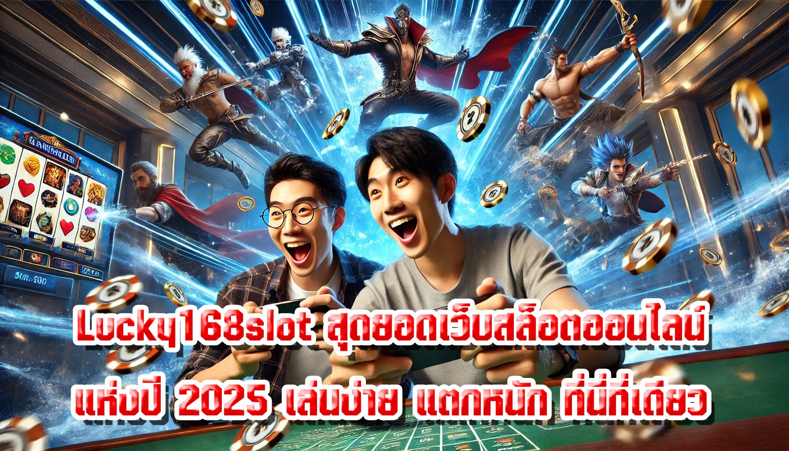 Lucky168slot สุดยอดเว็บสล็อตออนไลน์แห่งปี 2025 เล่นง่าย แตกหนัก ที่นี่ที่เดียว