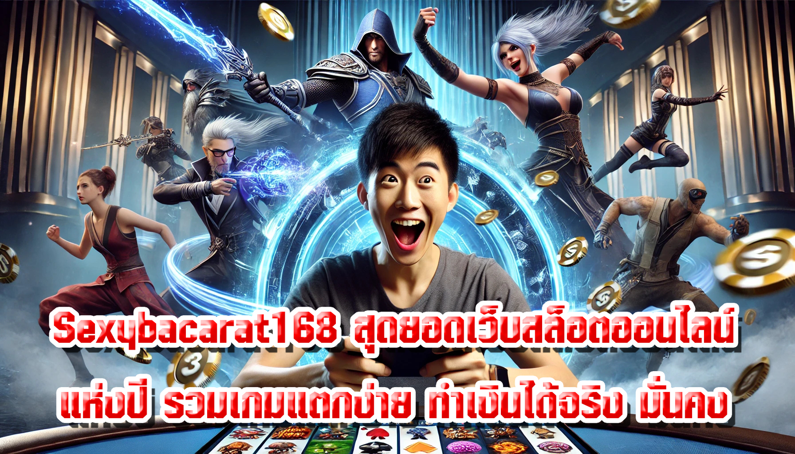 Sexybacarat168 สุดยอดเว็บสล็อตออนไลน์แห่งปี รวมเกมแตกง่าย ทำเงินได้จริง มั่นคง ปลอดภัย 100%